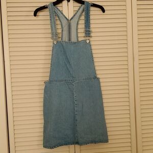❣️TopShop Women's Denim Overall Dress